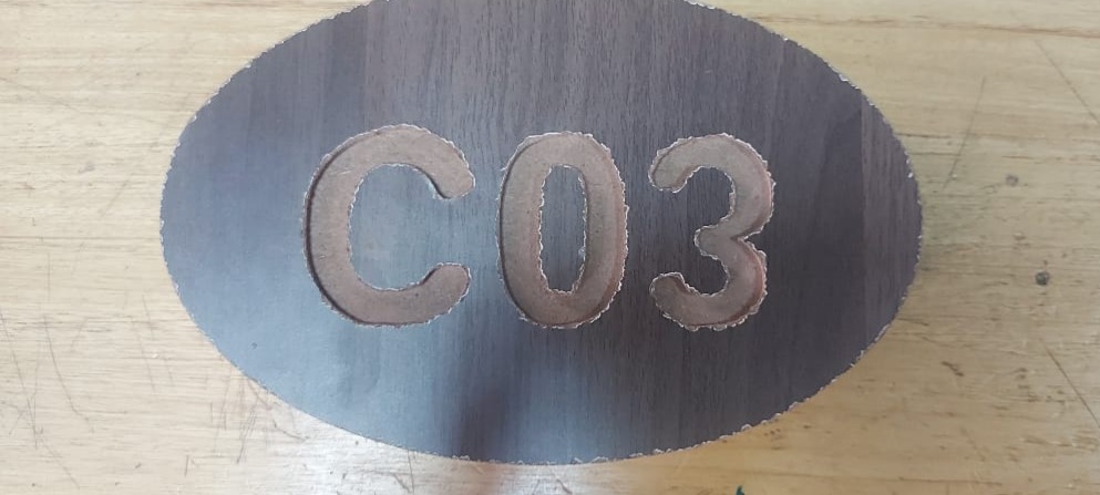 Final 3D Print - CO3 Nameplate